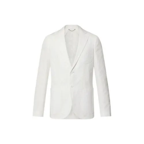LOUIS VUITTON Бизнес-костюм Пальто Мужской Белый