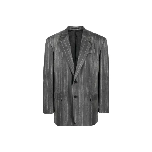 VERSACE FW22 Бизнес-костюм Пальто Мужской Серый
