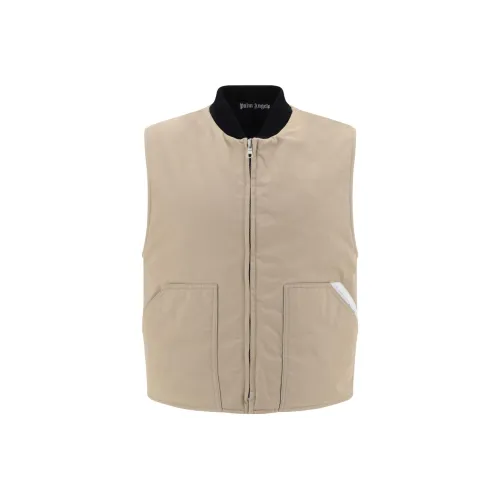 PALM ANGELS Бежевые Мужские Жилеты