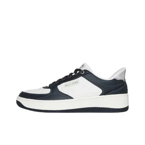 Skechers Sport Court 2,0 Low Топ Скейтборд Кроссовки Женские Белые Черные