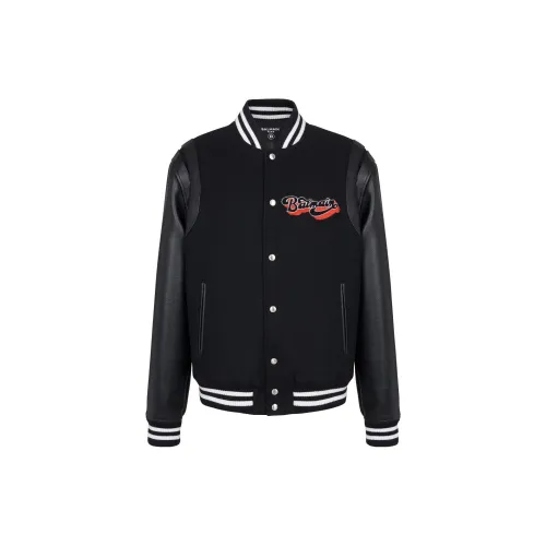 BALMAIN Мужские черные куртки