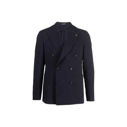 Tagliatore Темно-синий Мужской Деловые костюмы