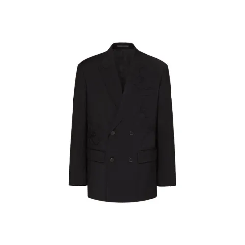 Valentino Бизнес-костюм Пальто Мужской Черный