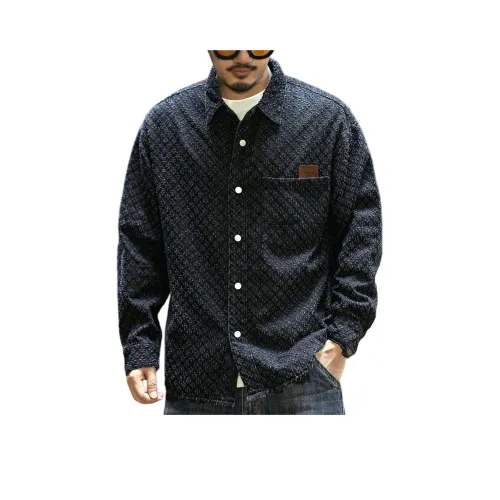 GELANLU Черная унисекс рубашка