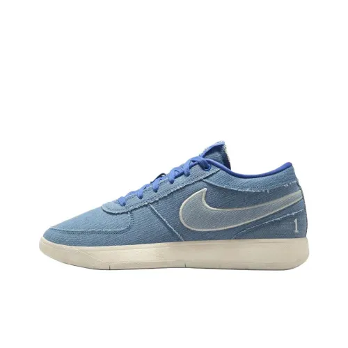 Nike Book 1 Slip Resistant Abrasion Resistant Low Топ Баскетбольные кроссовки Мужской Синий