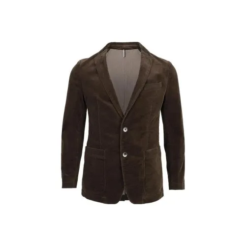 Hugo Boss SS23 Бизнес-костюм Куртка Мужская Коричневая