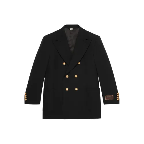 GUCCI Love Parade SS22 Бизнес-костюм Куртка Мужская Черная