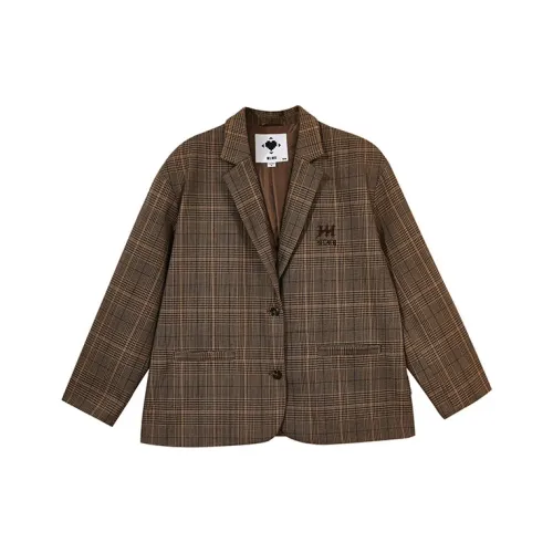 MLMR Бизнес-костюм Куртка Унисекс Шоколадный Коричневый