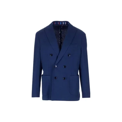 ETRO Синий Мужской Деловой Костюм
