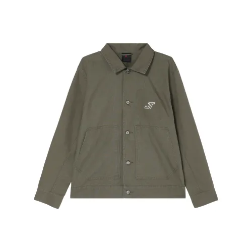 Джордан Татум Чикаго Куртки и Пальто Мужской Средний Оливковый Зеленый