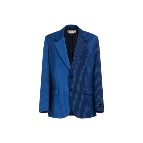 Marni Бизнес-костюм Пальто Мужской Синий