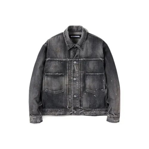 NEIGHBORHOOD совместный бренд Мужские Джинсовые куртки