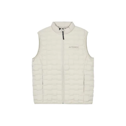 Adidas Ecru Men's Down Vest Adidas Экрю Мужской Пуховый жилет