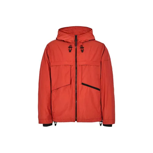 COACH FW23 Куртки Пальто Мужской Красный Перец