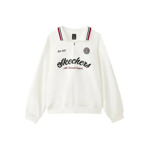 Skechers Новогодний Свитшот Мужской Зефирно-Белый
