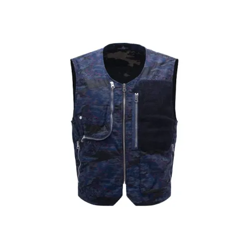 STONE ISLAND Синие Мужские Жилеты