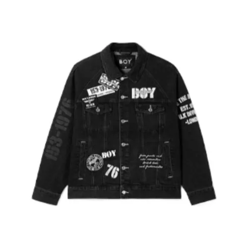 BOY LONDON Черные унисекс джинсовые куртки