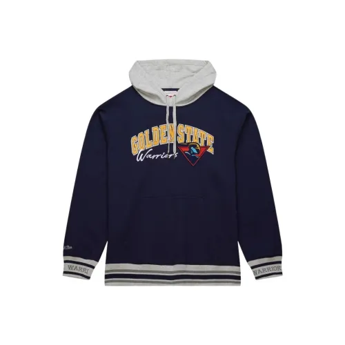 MITCHELL NESS X NBA Golden State Warriors Толстовка Мужская Морской Синий