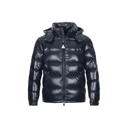 Moncler Maya Series Темно-синий Синий Мужские Пуховики