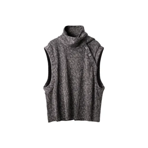 HUANXIANGZHE Черные Унисекс Жилеты