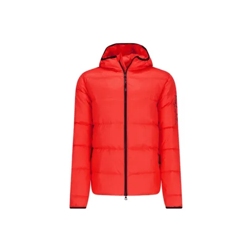EMPORIO ARMANI Красный Мужской Пуховик
