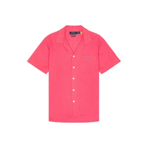 Polo Ralph Lauren Рубашка Мужская Светло-Красная