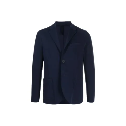 HARRIS WHARF LONDON Синий Мужской Деловой костюм