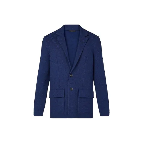 LOUIS VUITTON FW22 Бизнес-костюм Пальто Мужской Синий