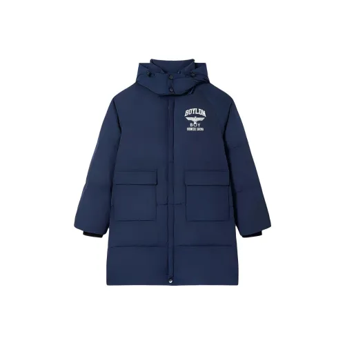BOY LONDON Пуховик Унисекс Темно-синий