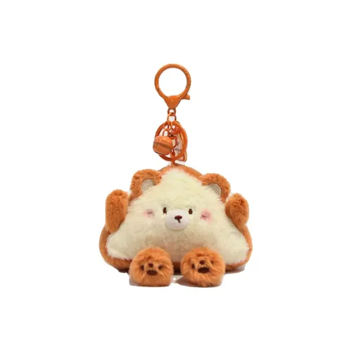 JIUJI Очаровательный БРЕД Медвежонок Кукла Плюшевая Подвеска 13 см Высота