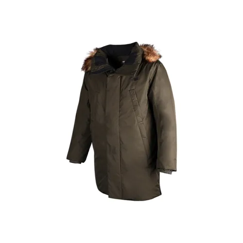 New Balance Пуховик Унисекс Армейский зеленый