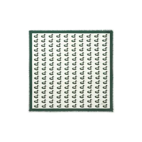 Шаль из велюра Burberry Женская Зеленая