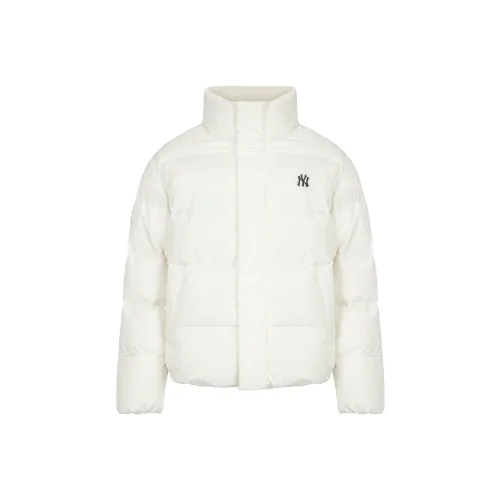 Mlb Base Logo Основа Логотип Пуховик Унисекс Белый