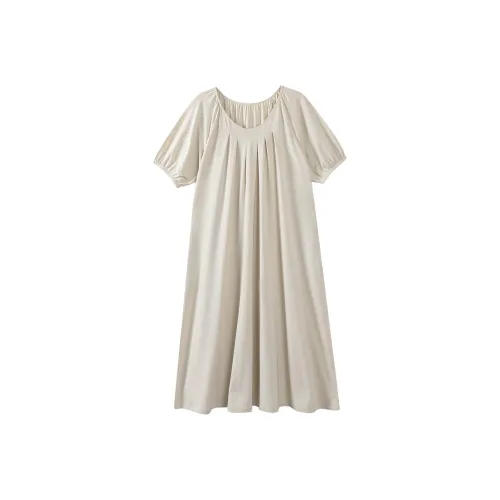 XIA.WA.ZHI.XIU Ночная сорочка Женская Абрикос