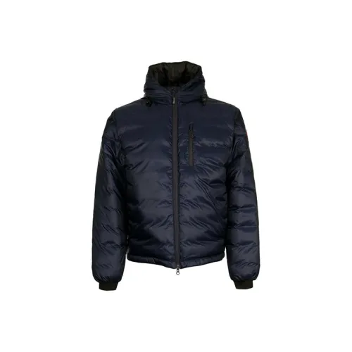 Canada Goose Lodge Series Морской Синий Мужской Пуховик