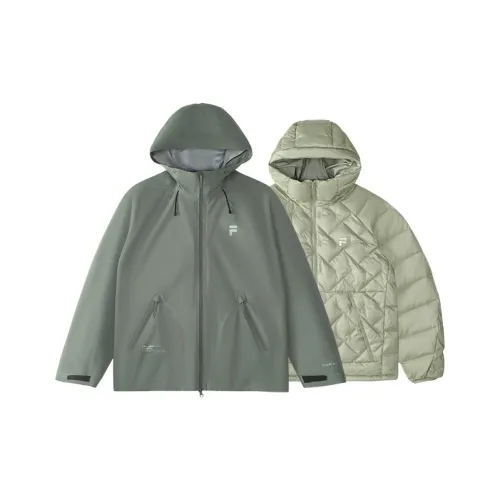 FILA FUSION URBAN TECH Пуховик Мужской Полынно-зеленый