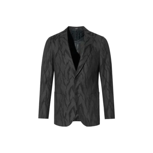 RARE Бизнес Костюм Пальто Мужской Черный Серый