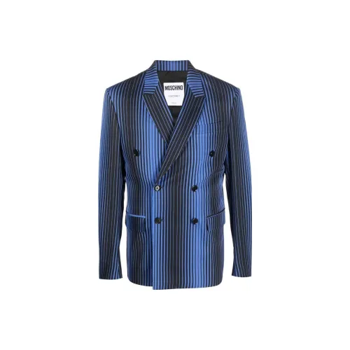 MOSCHINO Королевский Синий Мужской Деловой Костюм