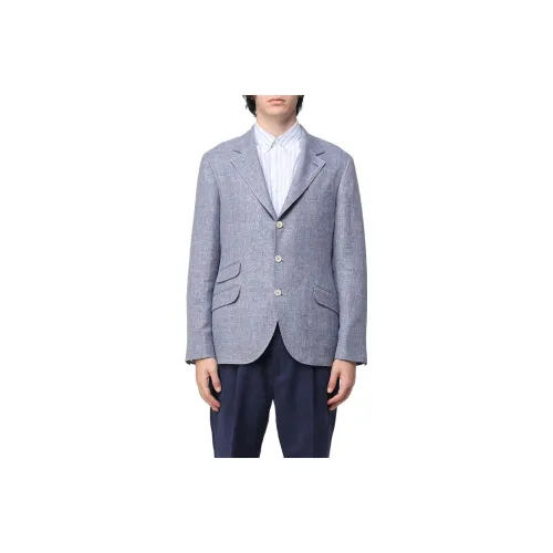 BRUNELLO CUCINELLI Light Blue Men's Business Suits BRUNELLO CUCINELLI Светло-голубые мужские деловые костюмы