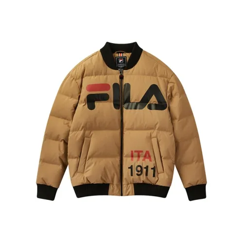 FILA Цвет ириски Мужской Пуховик