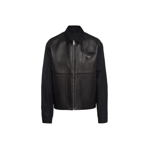 PRADA SS23 Куртки и Пальто Мужской Черный