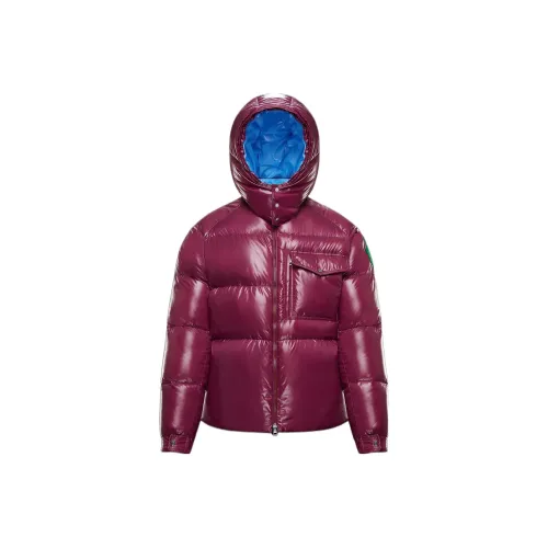 Moncler Розово-красные унисекс пуховики