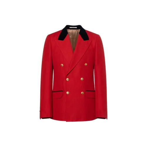 GUCCI FW22 Бизнес-костюм мужской красный