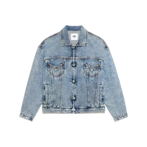 Opening Ceremony Blue Men's Denim Jackets Opening Ceremony Синий Мужской Джинсовые Куртки