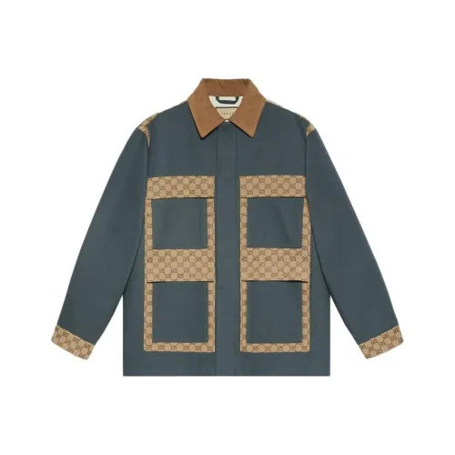 GUCCI Темно-серый Мужские Куртки