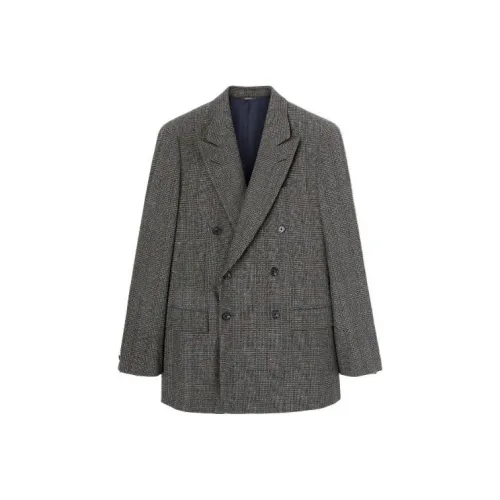 Loro Piana Бизнес-костюм Пальто Мужское Серое