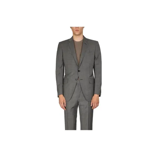 TOM FORD Серый Мужской Деловой костюм