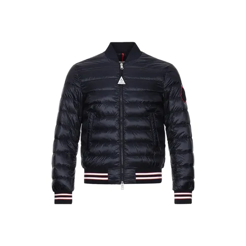 Moncler Пуховик Зимний Мужской Темно-синий