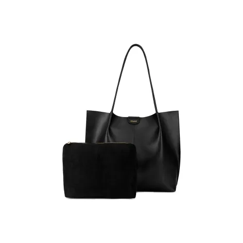 ST SAT Сумка через плечо из коровьей кожи стандартная женская черная коричневая