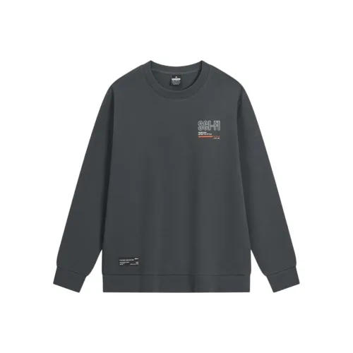 XTEP Толстовка Мужская Сумка Полумесяц Серый